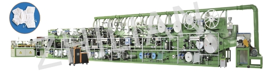 เครื่องผ้าอ้อมเด็ก Servo แบบเต็ม 400 ชิ้น / นาทีถึง 600 ชิ้น / นาที
