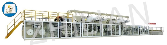 3 Phases Pet Pad Dog Cat Pad Making Machine 350 ม./ นาที