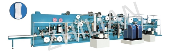 140mm 190mm Panty Liner Machine 800 ชิ้น / นาที 1800 ชิ้น / นาที