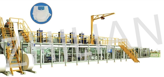 เครื่องผ้าอ้อมผู้ใหญ่แบบ Ultra Thin ที่ระบายอากาศได้ 200m / นาที
