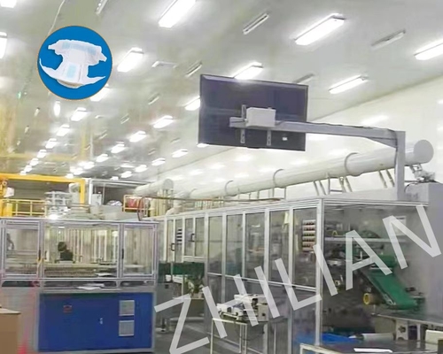 เครื่องผลิตผ้าอ้อมเด็ก Ultra Thin ที่สะดวกสบาย 400 ชิ้น / นาที