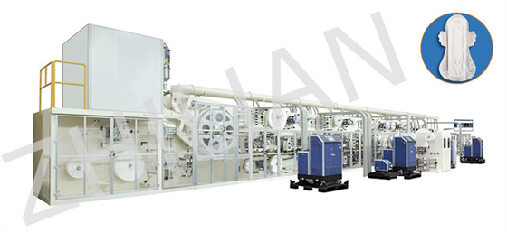 เครื่องทำผ้าอนามัย 1500 ชิ้น / นาทีทิ้ง