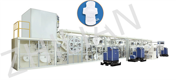 เครื่องทำผ้าอนามัยหญิง 430 มม. 1500 ชิ้น / นาที