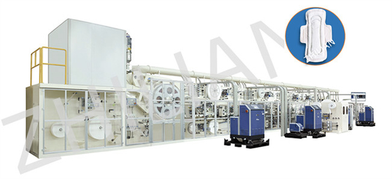 220mm 430mm Ladies Pad Making Machine เครื่องสุขภัณฑ์อัตโนมัติ