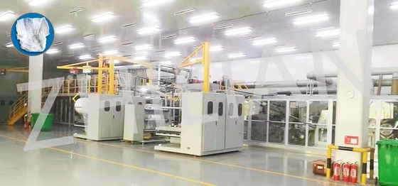 เครื่องทำกางเกงผ้าอ้อมประจำเดือนสำหรับผู้หญิง Pulp Core 350 ชิ้น / นาที
