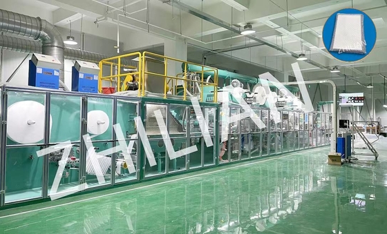 เครื่องดูดซับแผ่นอาหาร 300m / นาที Soaker Pad Machine