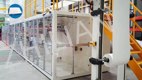 100 M / Min Hemostatic Pad Machine 200mm 300mm Width