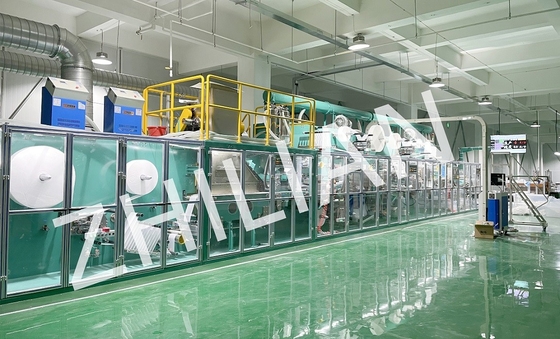เครื่องทำแผ่นอาหารเนื้อ Soaker Pad Machine 200m / นาที